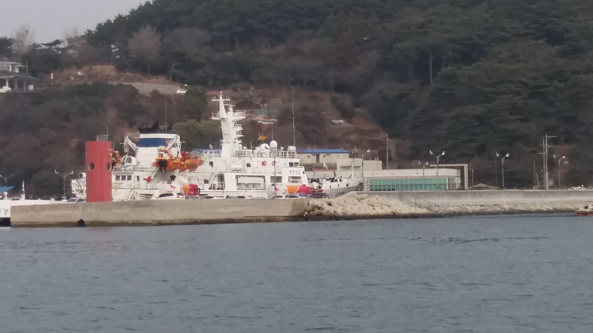 항해 중인 해경 경비함